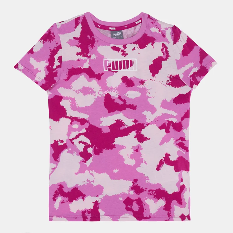 PUMA Kids' Alpha Allover Print T-Shirt