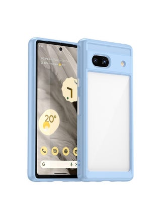 Case Cover For Google Pixel 7a Colorful Series Acrylic + TPU Phone Case(Blue) - pzsku/Z36A6A98453B512AA9429Z/45/1752787740/57309a2b-c82b-4bce-9aac-977a1e5750d9
