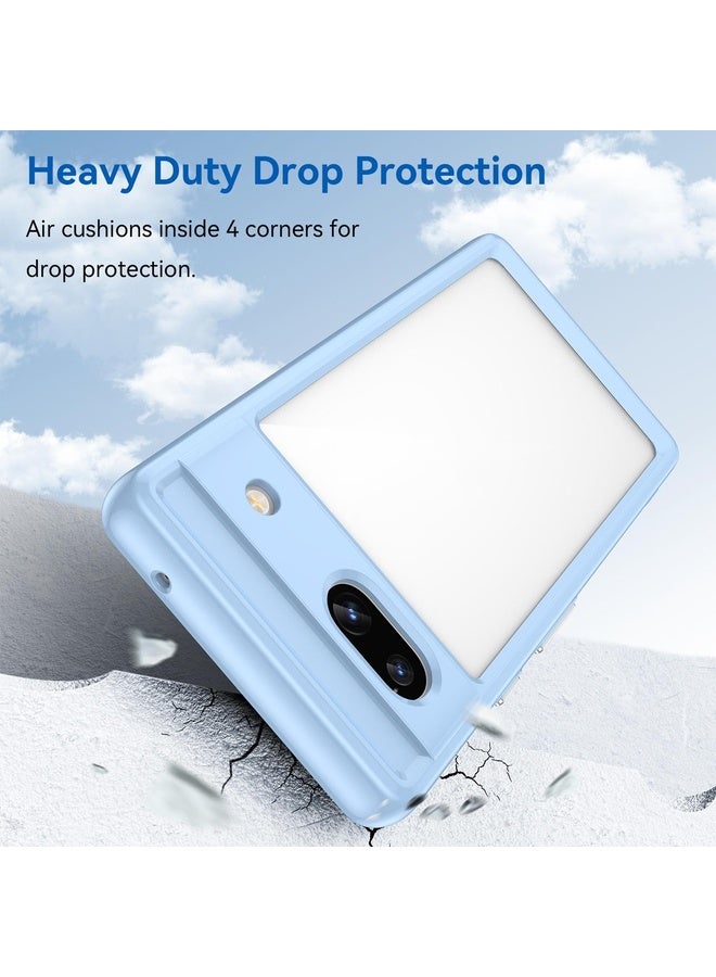 Case Cover For Google Pixel 7a Colorful Series Acrylic + TPU Phone Case(Blue)