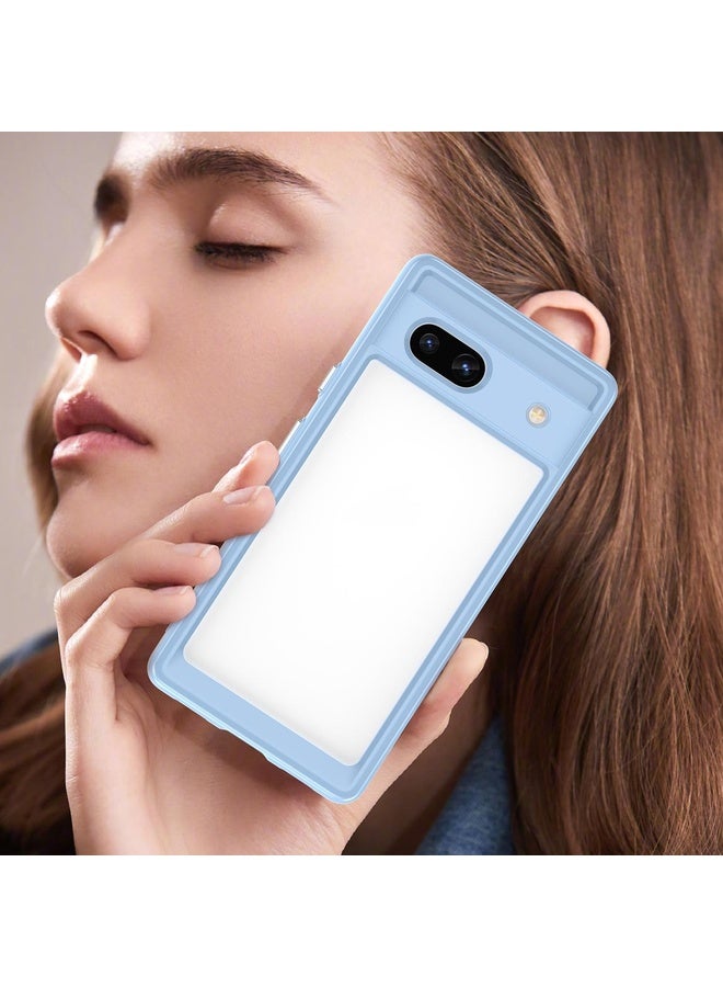 Case Cover For Google Pixel 7a Colorful Series Acrylic + TPU Phone Case(Blue)