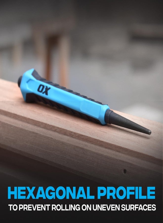 OX Pro Nail Set Nail Punch Set with Cushion Grip 3-Pack Color Coded Nail Setter - 0.8mm, 1.6mm, 2.4mm - Image 3