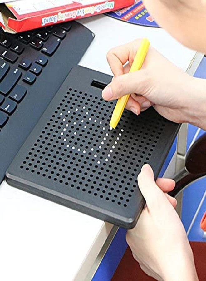 VGRASSP Plastic Doodle Writing Magnetic Drawing Board - Erasable Magpad Play Pad For Kids (Drawing Board)(Black) - Image 4