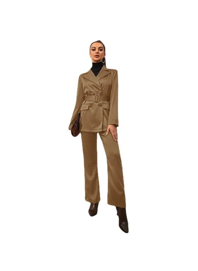 YQ-21746 Women's Suit Cross-border Hot European And American Temperament Commuter Suit Casual Suit 