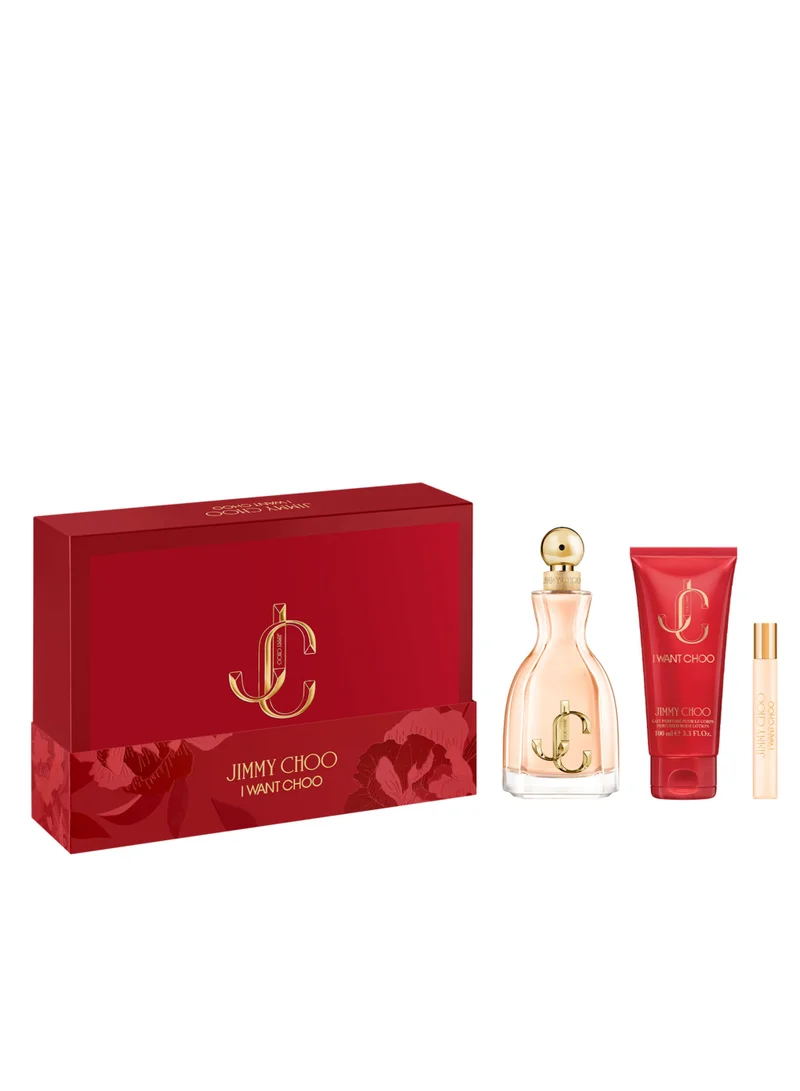 جيمي تشو Jimmy Choo I Want Choo Eau De Parfum Trio Set