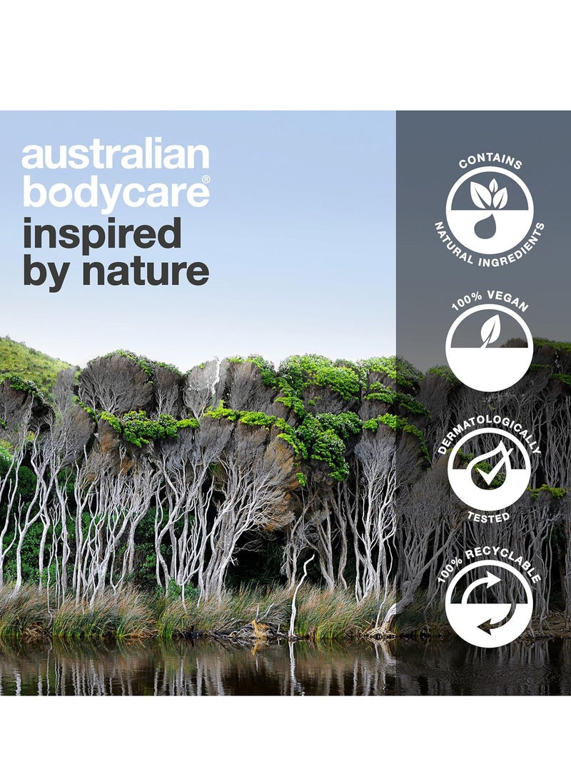 أستراليان بودي كير جل الاستحمام مع 4 تيربينول معروف من غسول الجسم بزيت شجرة الشاي يساعد في علاج حب الشباب والقدم الرياضي والسعفة والحكة الجوكية وحب الشباب ورائحة الجسم والقدمين الكريهة - Image 5