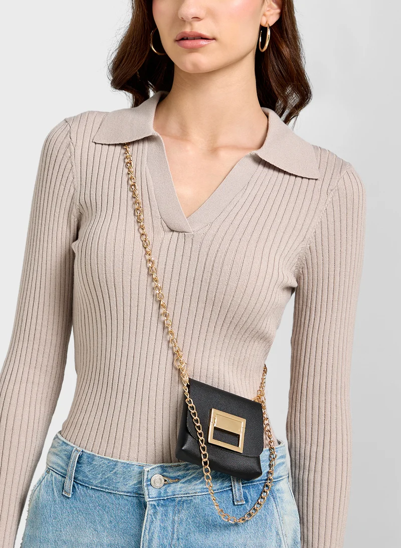 Ginger Multifunctional Belt With Coin Pouch