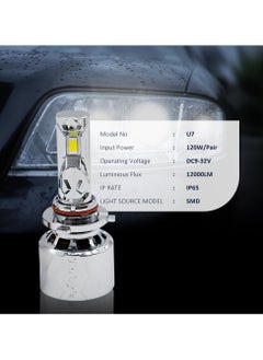 Toby's Toby's U7- H11 120W/Pair Power Original Tested LED Headlight Assembly 12000 Lumens Bright Color With Temperature (6000K)  - Image 2