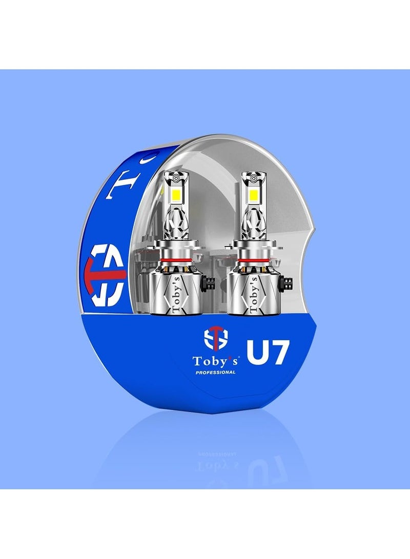 توبيز مجموعة مصابيح أمامية LED أصلية تم اختبارها من Toby's U7- H11 بقوة 120 واط/زوج، 12000 لومن، ألوان ساطعة بدرجة حرارة (6000 كلفن) - Image 5