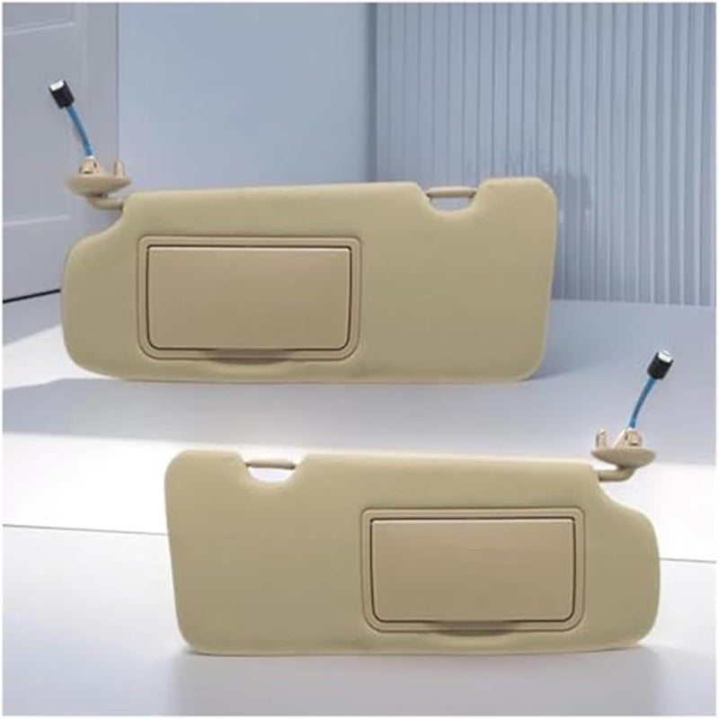 Wivplex Car Sunscreen Shade with Dual Lighting Makeup Mirror - Image 2