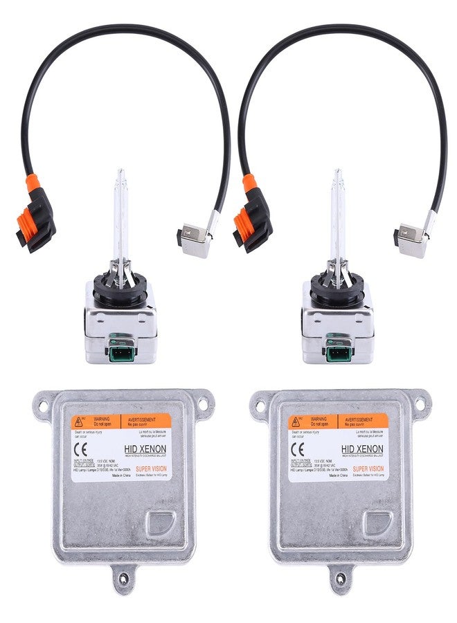 SEADEAR 2PCS Xenon HID Headlight Ballast Control Unit with Igniter & D3S Bulb Compatible for 2015-2020 Blazer Impala Malibu Suburban Tahoe 20928264 13587720 13587843 13503432, +HID Bulb Wire Kit - Image 4