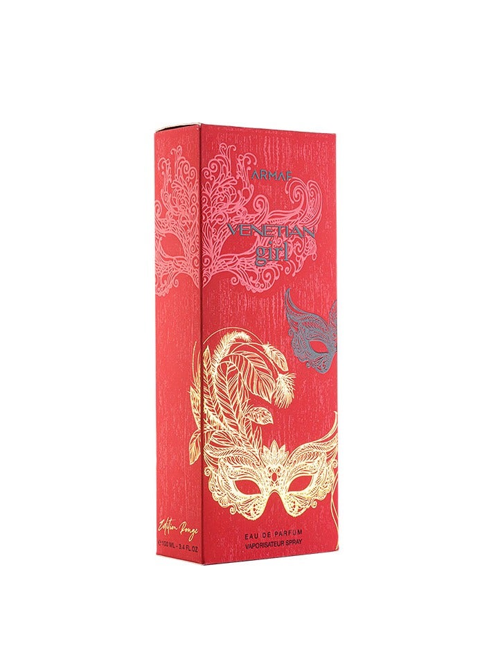Armaf Venetian Girl Rough Red Perfume For Women Eau De Parfum 100ml For Her, Amber Floral Fragrances - Image 3