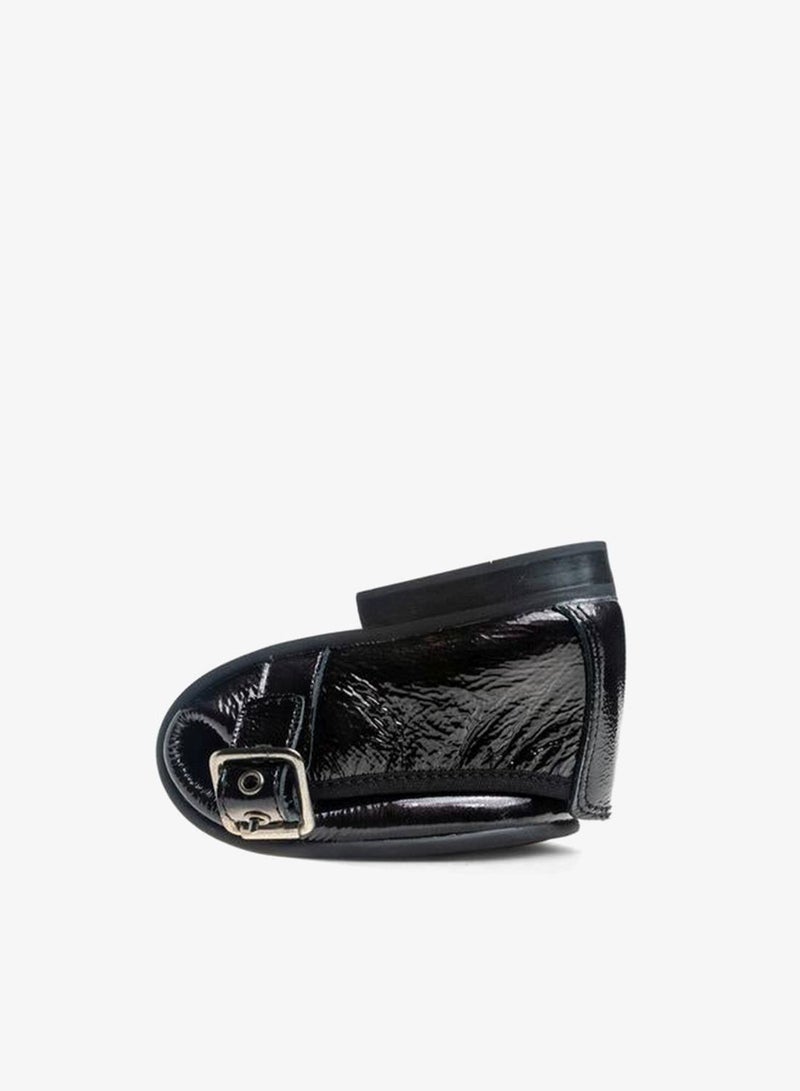 Pablosky Girls Buckle Closure Leather School Shoes - Image 5