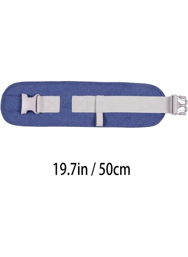 HONCH HHOCN Waistband Extender Extension Belt with Adjustable Strap Buckle for Baby Hip Seat Carrier Baby Waist Stool (Navy Blue) - Image 2