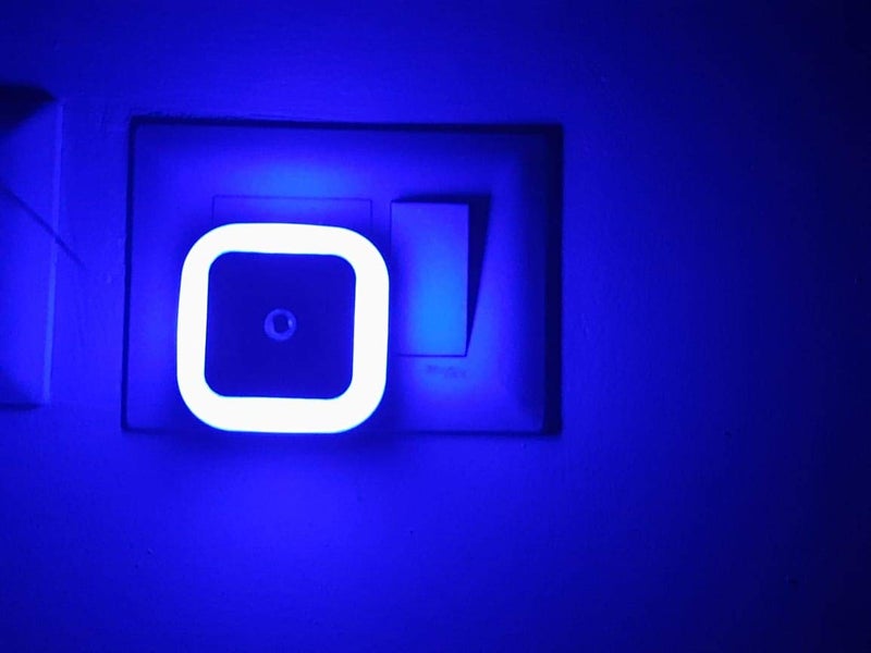 HOARD Polycarbonate 0.5W Led Plug In Smart Night Lamp With, Automatic Sensor -(Blue) Pack Of 1 - Image 2