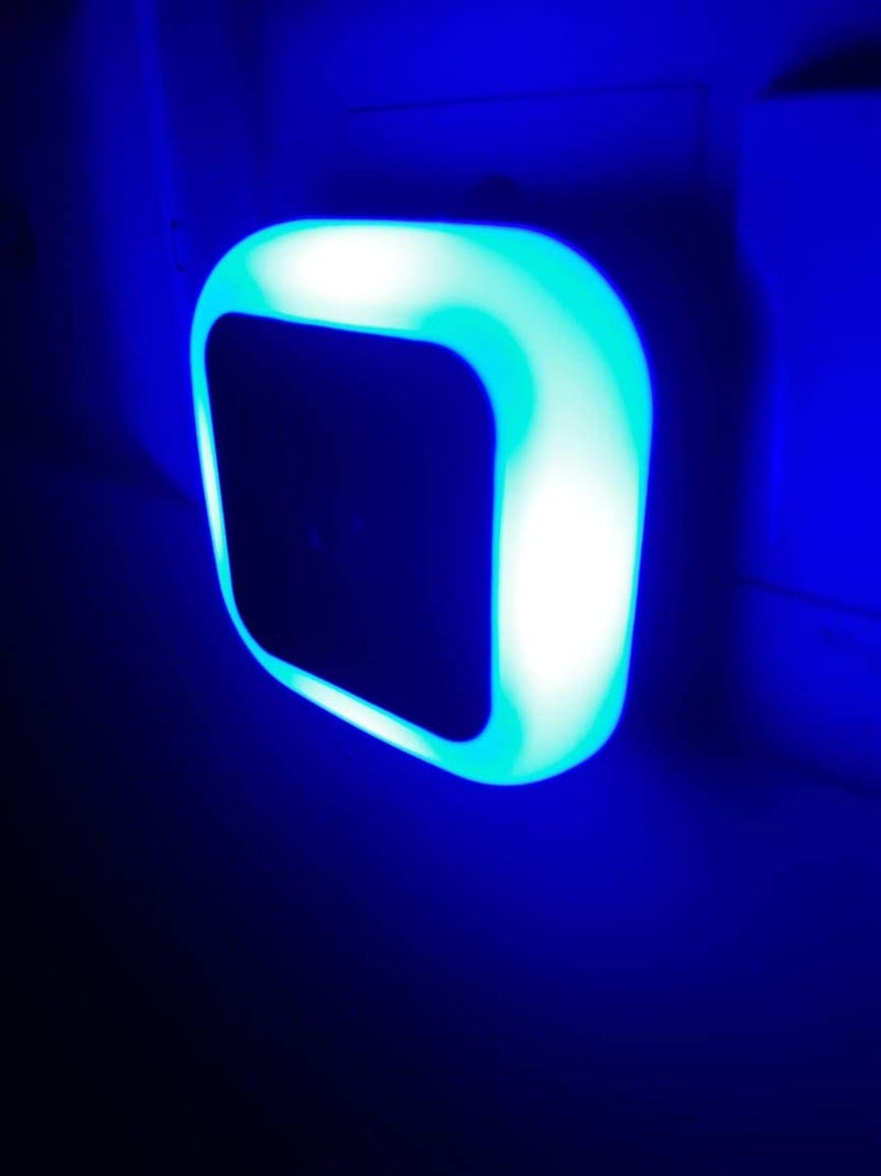 HOARD Polycarbonate 0.5W Led Plug In Smart Night Lamp With, Automatic Sensor -(Blue) Pack Of 1 - Image 4