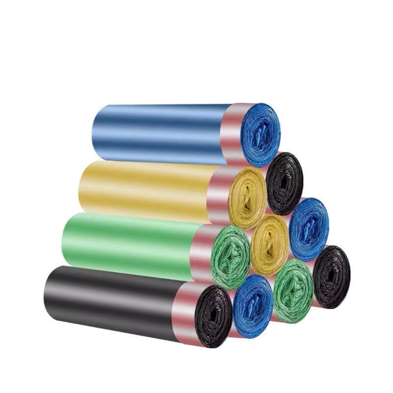 Household Garbage Bag Disposable Extra-Large Thickened Drawstring Portable Black Color Plastic Bag Breakpoint Type Garbage Bag - Image 5