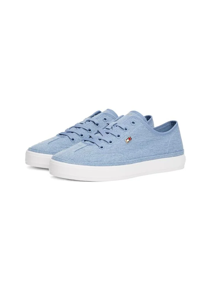TOMMY HILFIGER Washed Canvas Low Top Sneakers