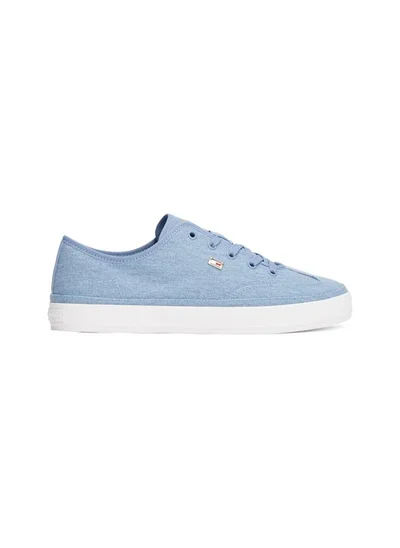 TOMMY HILFIGER Washed Canvas Low Top Sneakers