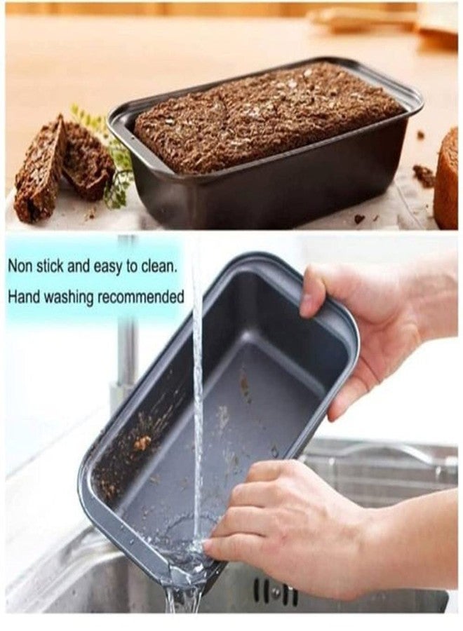 Decorcrafts Bread loaf Nonstick Carbon Steel Baking Bread Pan Heavy Duty Carbon Steel Rectangular Bread Loaf Cake Mould Pan Tray for Baking Non Sticky Tin Teflon Coating,25 cm - Image 4
