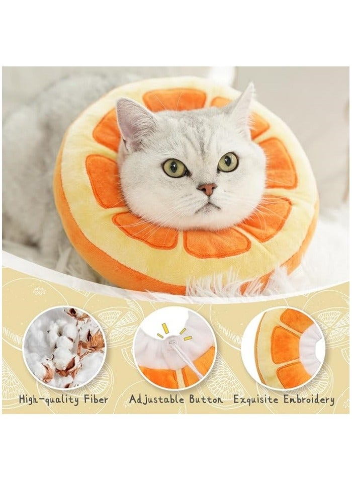Generic Adjustable Cat Cone Collar Soft, Cute Cat Donut Collar After Surgery, Kitten Recovery Cones to Stop Licking - Image 4