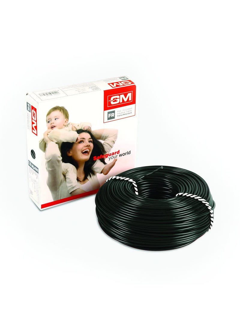GM GM Flame Retardant Wire 1 Sq mm 45m Black  - Image 1