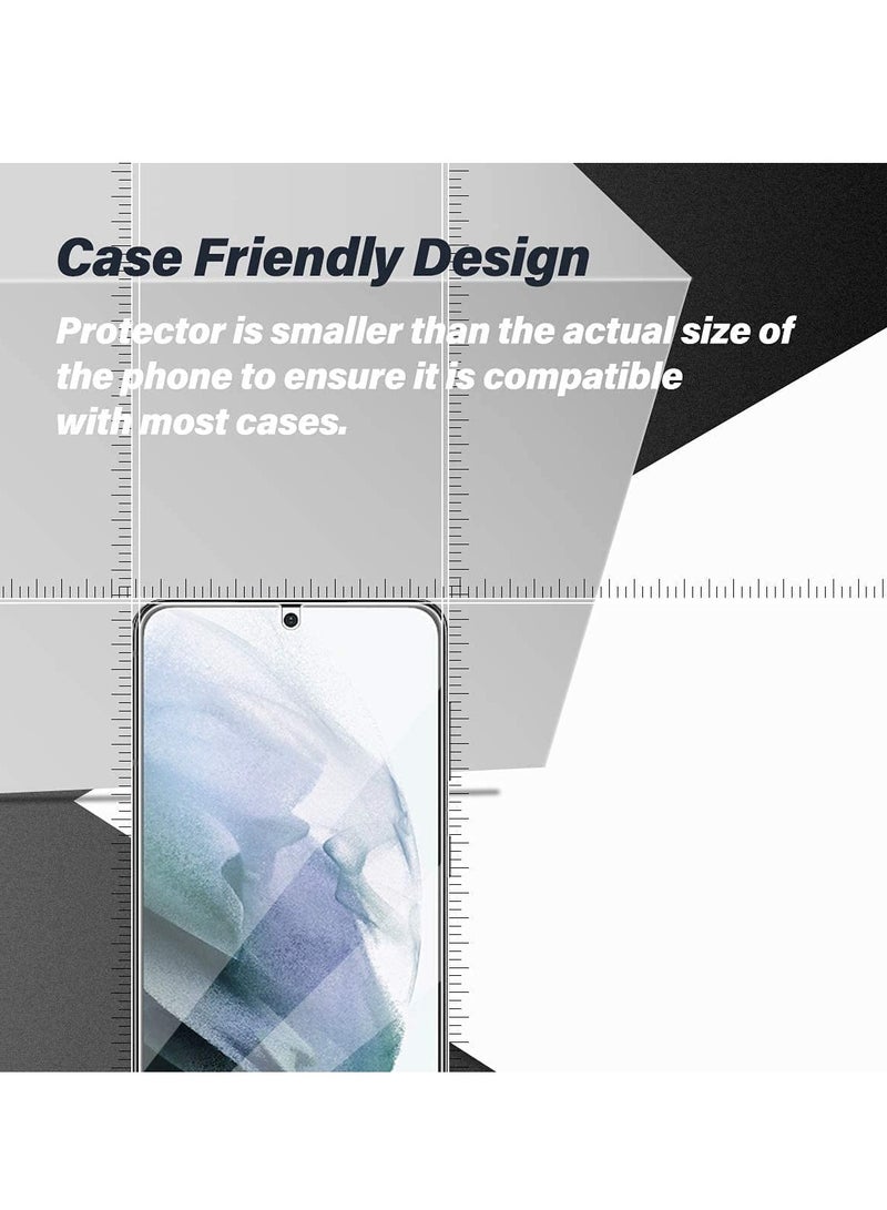 KASTWAVE For Galaxy S22 Plus 5G Screen Protector, 9H Tempered Glass, Fingerprint Compatible, with 2 Pack Camera Lens Protector, Ultra-Thin Full-Coverage Tempered Film, for Samsung Galaxy S22+ (2+2 Pack 6.6") - Image 3