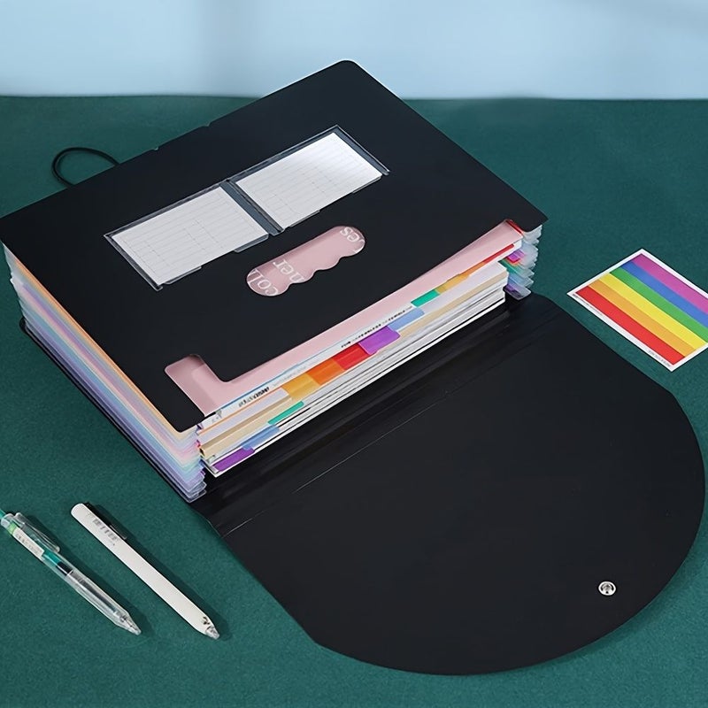 25 Pocket Expandable PP File Folder Organizer For Office School Home Storage Paper File Receipt Organizer - Image 2