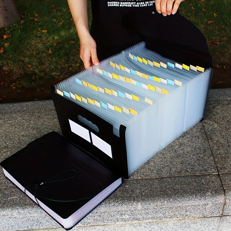 25 Pocket Expandable PP File Folder Organizer For Office School Home Storage Paper File Receipt Organizer - Image 5