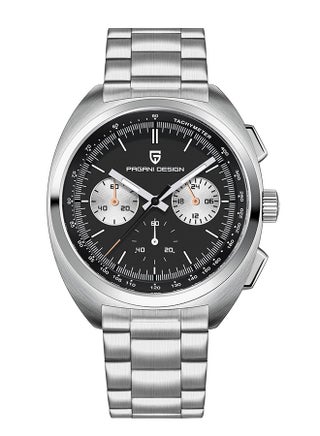 Steel Silver Black