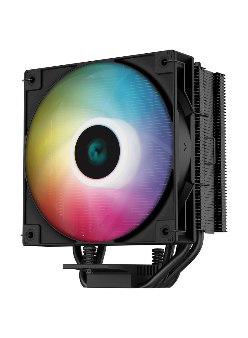 DEEPCOOL AG400 BK ARGB, single tower 120mm CPU cooler, high-quality cooling performance  | Black - Image 2