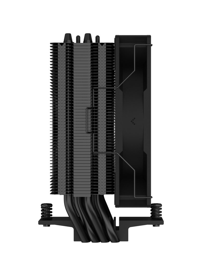 DEEPCOOL AG400 BK ARGB, single tower 120mm CPU cooler, high-quality cooling performance  | Black - Image 5