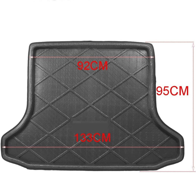 Mallofusa Cargo Liner Rear Cargo Tray Trunk Floor Mat for Toyota RAV4 2001-2005 - Black - Image 5