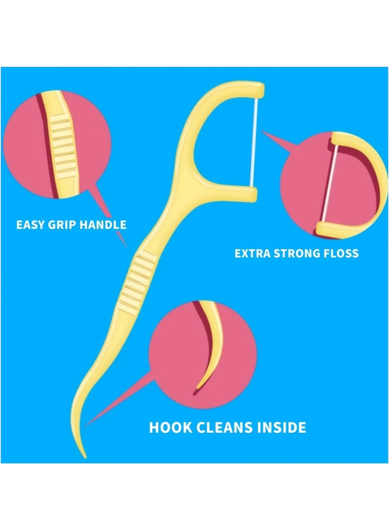 MM 120pcs Portable Flossing, Individually Packaged Dental Floss, Effective Cleaning, Fruity travel must have - Image 3
