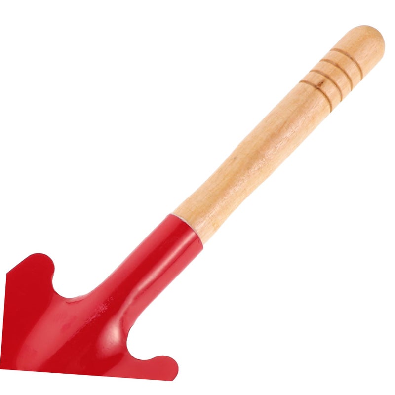 Wooden Handle Gardening Shovel Set of 10 Durable Tools for Planting Digging Sand Outdoor and Beach Use - Image 4