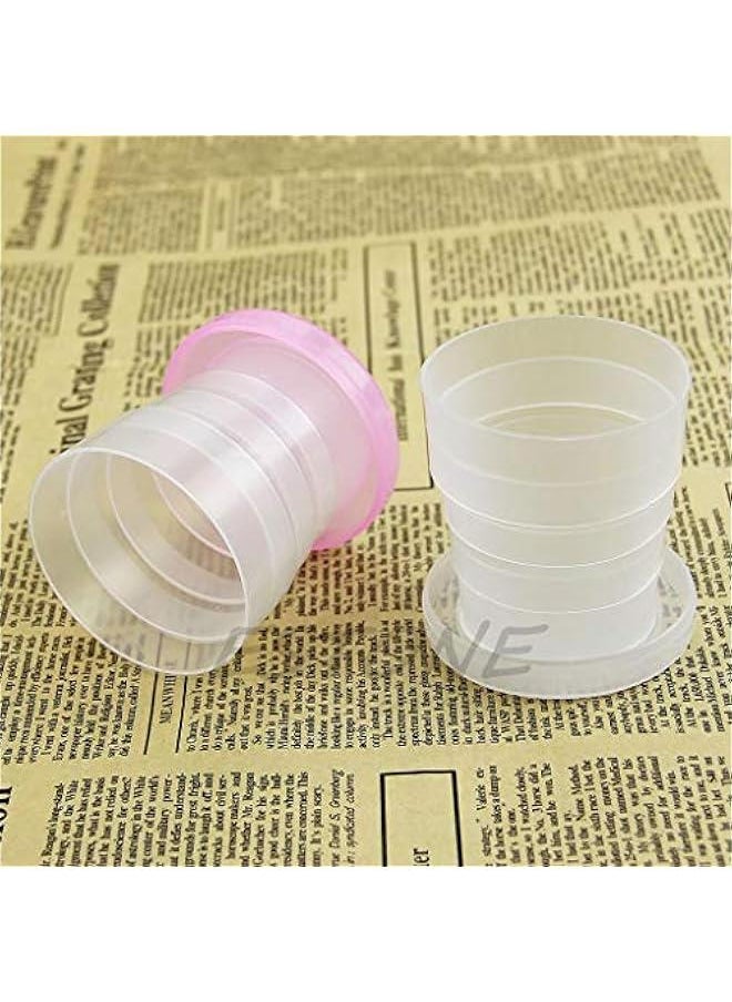 Generic Portable Plastic Retractable Folding Cup Telescopic Collapsible Outdoor Travel  - Image 3