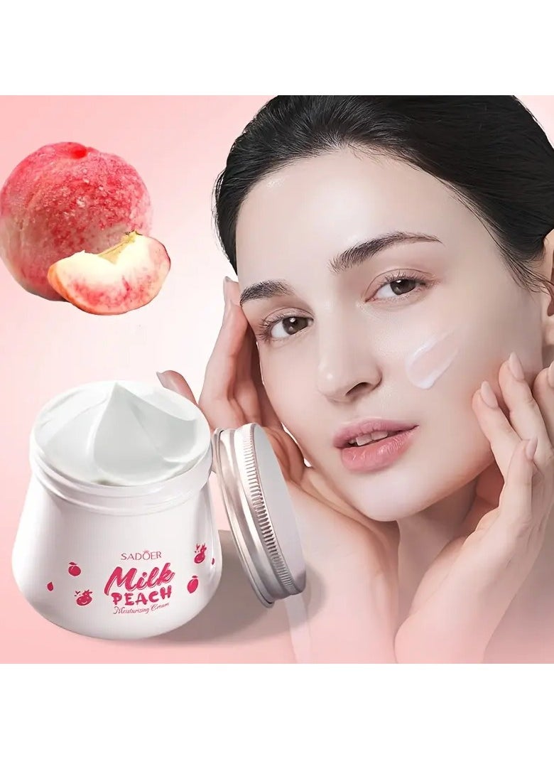 Hydrating Milk & Peach Cream - Smooth, Delicate Skin Enhancer for Dry, Dark Skin | Hypoallergenic with Glycerin & Milk Ingredients - pzsku/Z36A7C4AA07B26F3DC3DEZ/45/_/1733250486/1f43a742-e53e-422a-952e-6016a7b5d727