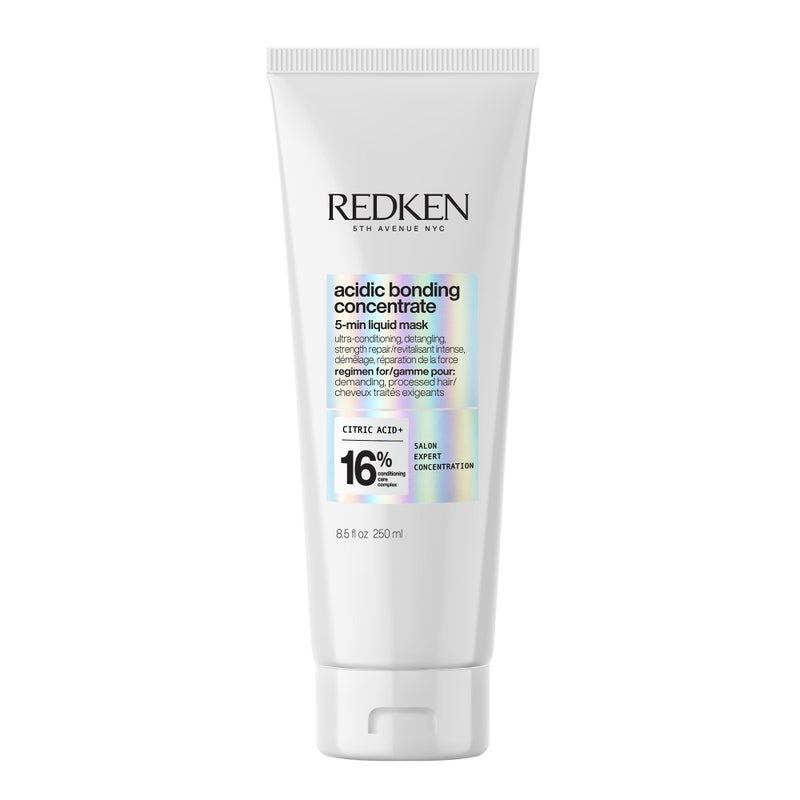 REDKEN قناع شعر ريدكن للتقوية للشعر الجاف والتالف | مركز الترابط الحمضي | ترطيب لمدة 5 دقائق | لجميع أنواع الشعر - Image 1