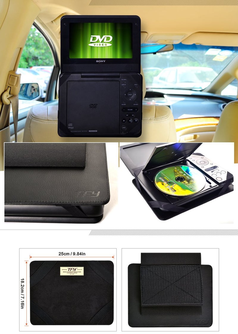 TFY Car Headrest Mount for Portable DVD Player-9 Inch AD - Image 3