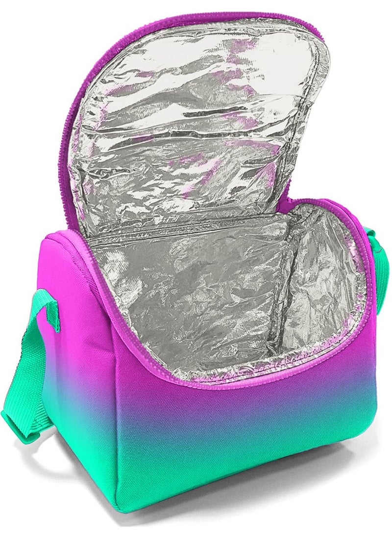 CORAL HIGH Kids Pink Water Green Color Transitional Thermo Lunchbox  - Image 4