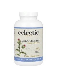 Eclectic Herb Eclectic Herb, Milk Thistle, 2,400 mg, 240 Veg Caps (600 mg Per Cap) 