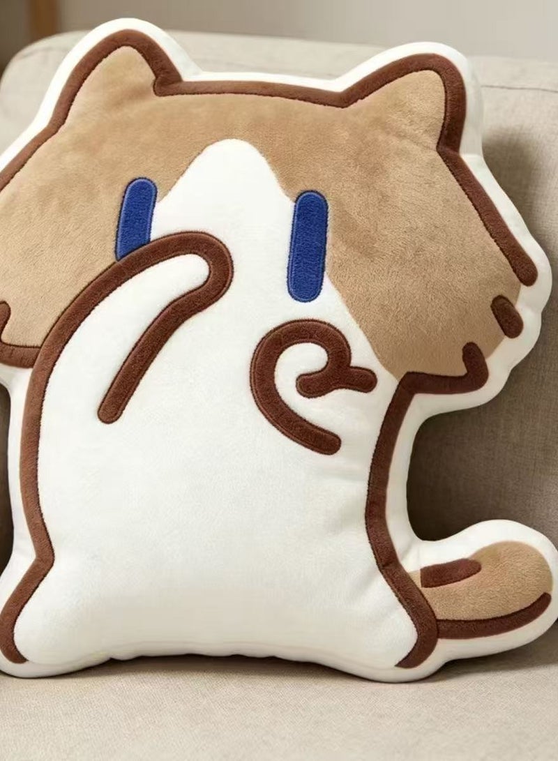 Best-Selling Cute Shaped Cat Pillow - Perfect for Bedroom and Sofa