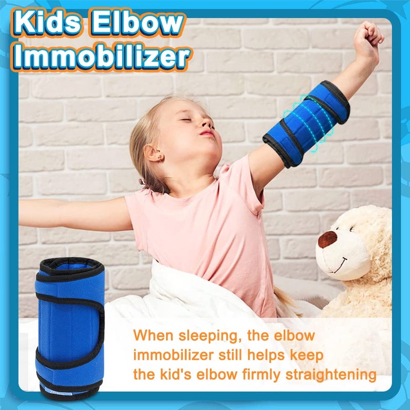 Zelen Thumb Sucking Stop for Kids Stop Finger Sucking Guards Nail Biting Treatment Anti Sucking Thumb Guard for Thumb Suckers Stopper Gloves Deterrent for Toddler Pediatric Elbow Immobilizer Brace (1PCS) - Image 4
