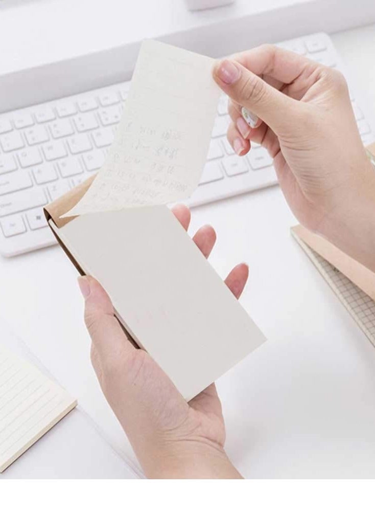 Y&D Mini Notebook A6 Notepad Kraft Cover Blank Page Sketchbook Square Drawing Pocket Flipbooks Small Reporters Scrap Books Notebbook Multipack for Adults Kid Teenagers Memos Painting Graffiti 5PCS - Image 3