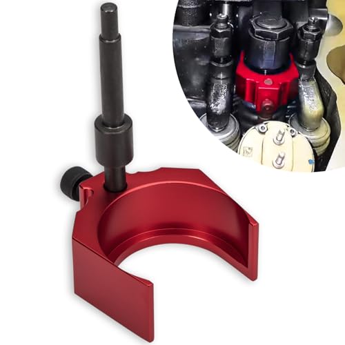 Camoo 9U-7227 Injector Height Adjustment Gauge Tool Aluminum Alloy For CAT Caterpillar 3406E, C-15 and C-16 (Red) - Image 1