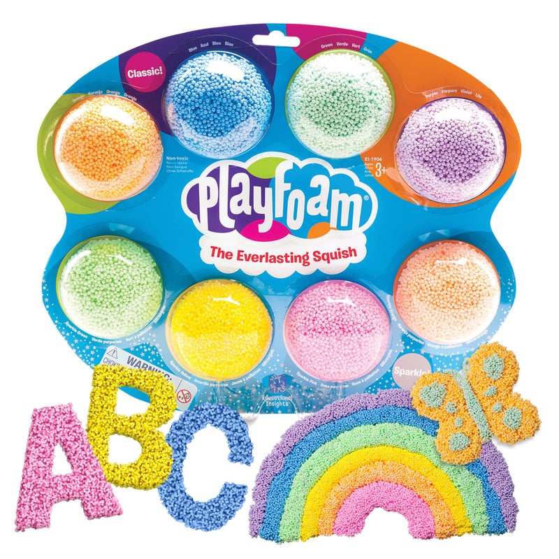 Educational Insights Playfoam 8-Pack, Fidget Toy and Sensory Toys for Kids, Fidget Toys for Classroom, Gift for Ages 3+ - Image 1
