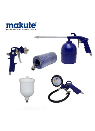 5-Piece Pneumatic Set 5 in 1 Air Tool Kit  Includes Recoil Hose  Air Gun  Air Spray gun  Air Washer Gun  Tire Inflator Gun for Painting Inflating Cleaning and more (MKDGS5) - pzsku/Z36A83530E14C60B44EB2Z/45/_/1724850714/4de06081-5d48-4f89-895b-35e718cb4a3b