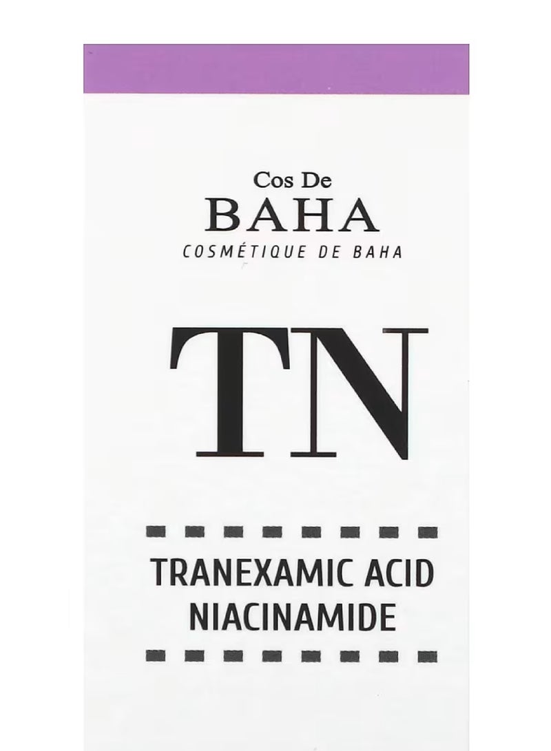 كوس دي باها سيروم حمض الترانيكساميك ٥٪ مع النياسيناميد ٥٪ للوجه/الرقبة - يساعد على تقليل مظهر فرط التصبغ وتغير اللون والبقع الداكنة ومزيل الكلف، ٣٠ مل - Image 4