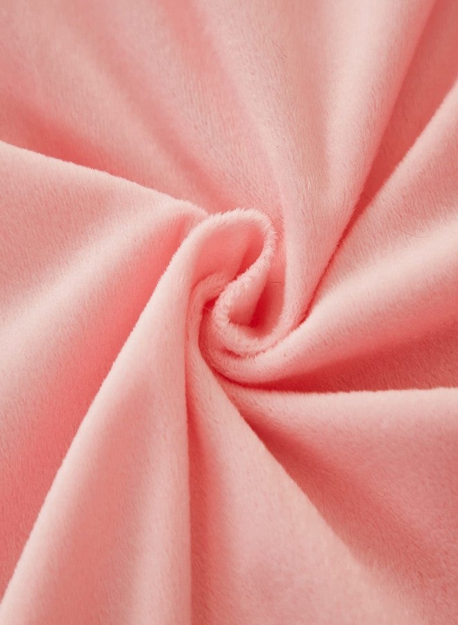 JAUXIO Faux Fur Fluffy Body Pillow Cover Luxury Shaggy Plush Decorative Solid Body Pillowcase, Ultra Soft and Cozy Zipper Closure 21 x 54 Inches, Pink - Image 5