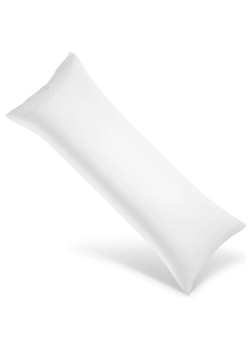 بلوبيري وسادة قطنية كبيرة للجسم، بغطاء قابل للإزالة والغسل قطن أبيض 140x50 سم - Image 1