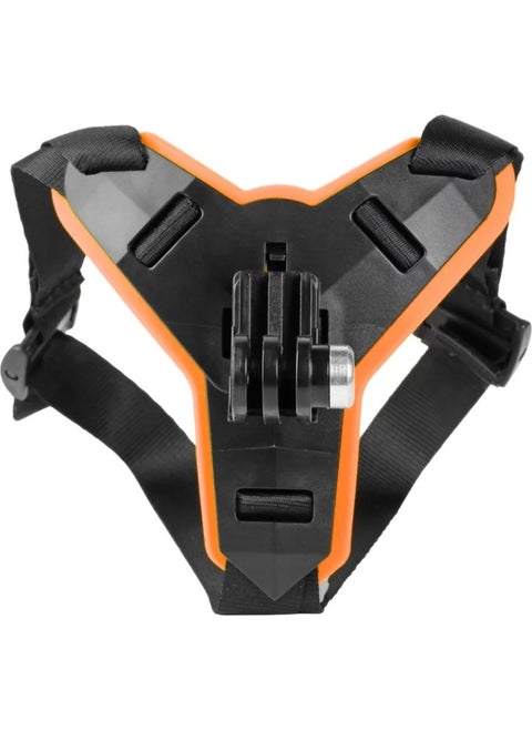 Gopro Action Camera Helmet Lower Jaw Attachment Practical Orange